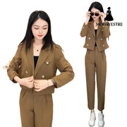 Suit Jacket Women’s Long Sleeve Pants Suit Jacket