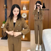 Suit Jacket Women’s Long Sleeve Pants Suit Jacket