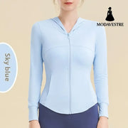 Summer Cool Sun Protection Clothing For Women Outdoor Cerulean Blue / L