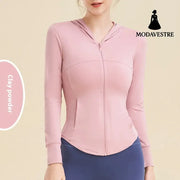 Summer Cool Sun Protection Clothing For Women Outdoor Clay Powder / L