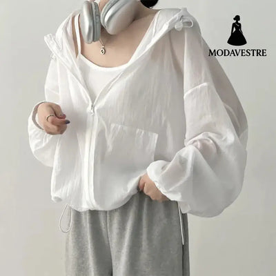 Sun Protection Clothing For Women Summer Spring Thin Breathable Jacket