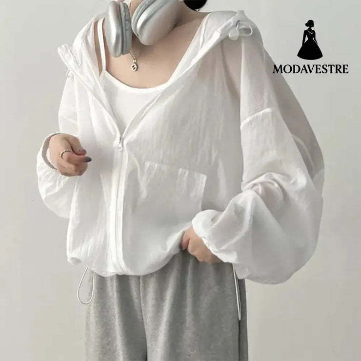 Sun Protection Clothing For Women Summer Spring Thin Breathable Jacket