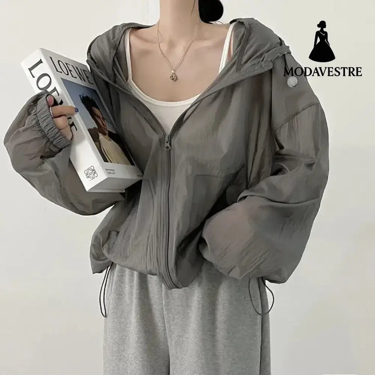 Sun Protection Clothing For Women Summer Spring Thin Breathable Jacket