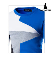 Sweaters Men New Fashion Printed Casual O-Neck Slim Cotton Knitted Mens Sweaters Pullovers Men Brand Clothing