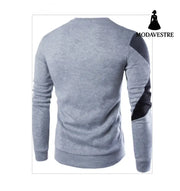 Sweaters Men New Fashion Printed Casual O-Neck Slim Cotton Knitted Mens Sweaters Pullovers Men Brand Clothing