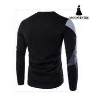 Sweaters Men New Fashion Printed Casual O-Neck Slim Cotton Knitted Mens Sweaters Pullovers Men Brand Clothing