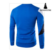 Sweaters Men New Fashion Printed Casual O-Neck Slim Cotton Knitted Mens Sweaters Pullovers Men Brand Clothing