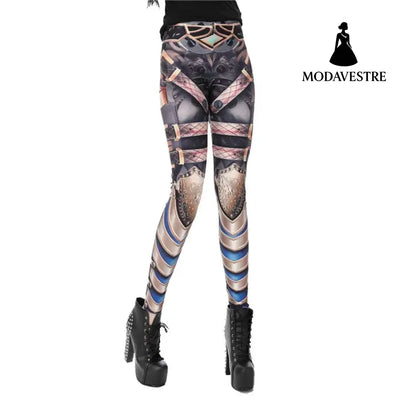 The Cowboy Gun Printed Women leggings - MODAVESTRE