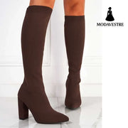 Thick High-heeled Thigh Boot Women