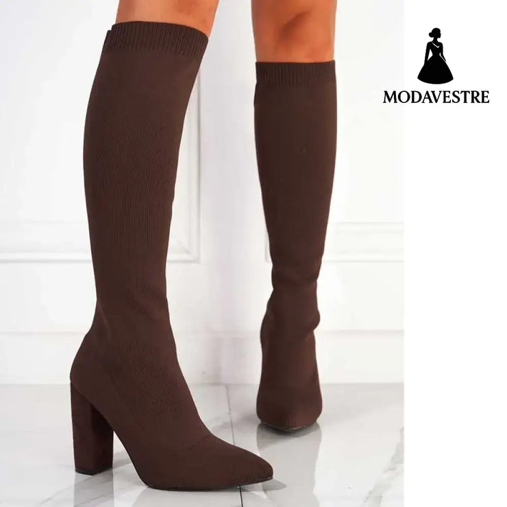 Thick High-heeled Thigh Boot Women