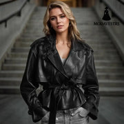 Tight Waist Slim Street Cool Fashion New Short Coat Coat