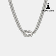 Titanium Steel Knot Necklace