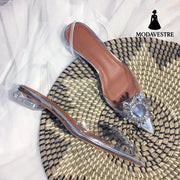 Transparent high heels Transparent / 3cm / 34