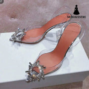 Transparent high heels Transparent / 7cm / 34