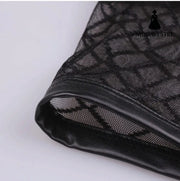 Tulle See-through Plaid Boxers For Men - MODAVESTRE