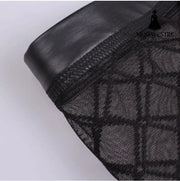 Tulle See-through Plaid Boxers For Men - MODAVESTRE