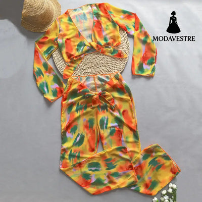 Two-Piece Bikini Women’s Swimsuit Separate Piece Swimwear Beachwear