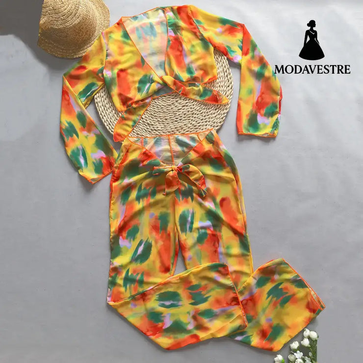 Two-Piece Bikini Women’s Swimsuit Separate Piece Swimwear Beachwear