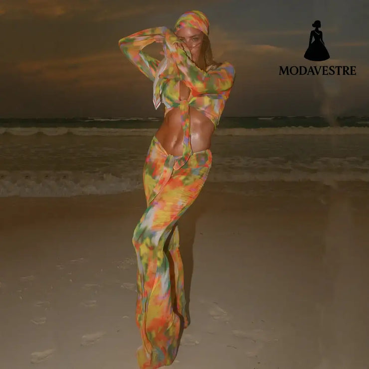 Two-Piece Bikini Women’s Swimsuit Separate Piece Swimwear Beachwear C3570 Jacket / S