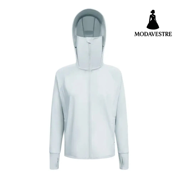 UV Protection Sun Protection Clothing For Women Summer Glacier Gray / L