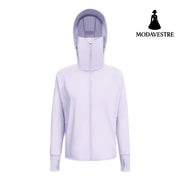 UV Protection Sun Protection Clothing For Women Summer Lilac Purple / L