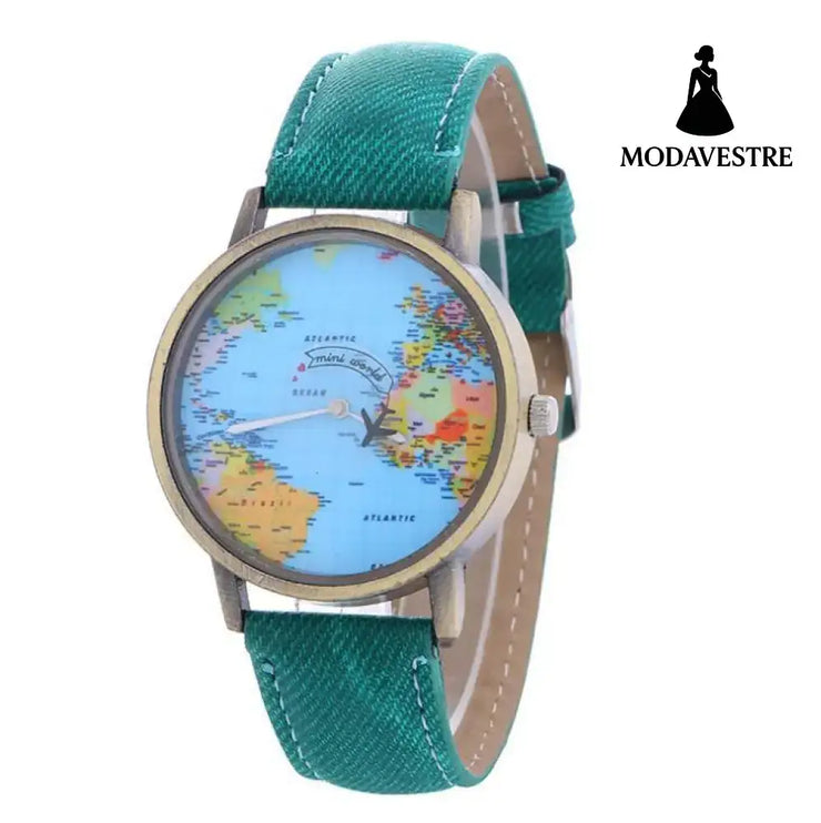Vintage Watch Women Green