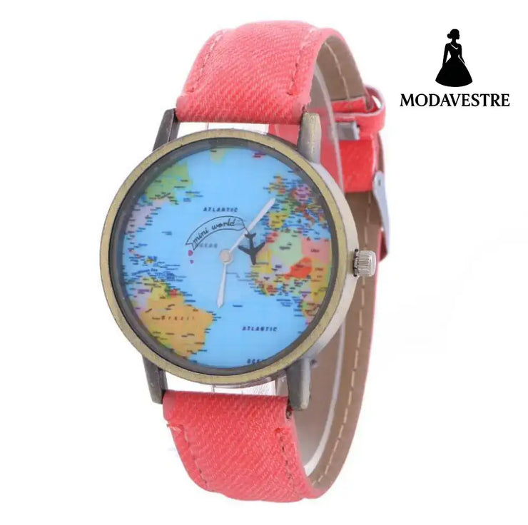 Vintage Watch Women Red