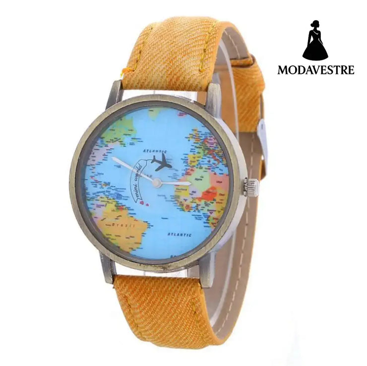 Vintage Watch Women Yellow