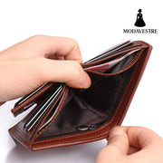 Wallet Men Short Leather Wallet Wallet Men - MODAVESTRE