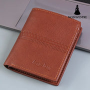Wallet Men Short Leather Wallet Wallet Men - MODAVESTRE