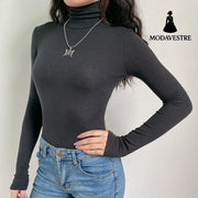Warm Women Sweaters Black / L