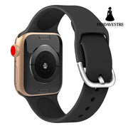 Watch strap solid color silicone watch buckle strap Accessory