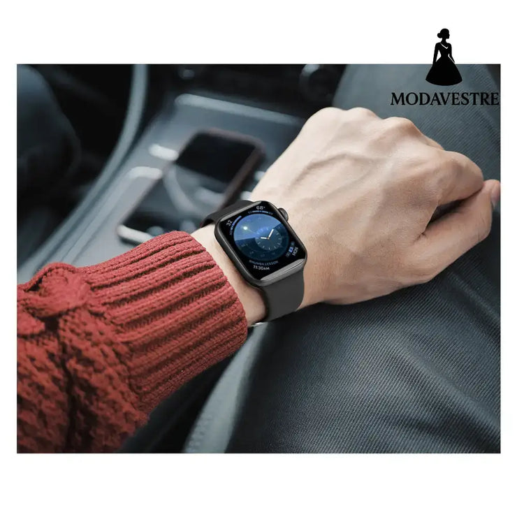 Watch strap solid color silicone watch buckle strap Accessory