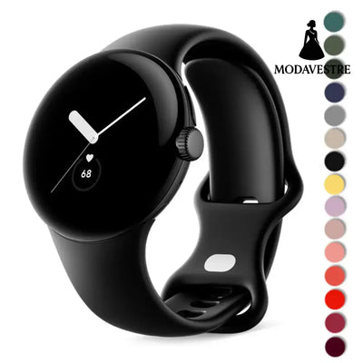 Watch Strap With Silicone Bow Buckle Accessory