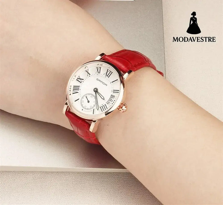 Watch women waterproof delicate belt women
