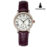 Watch women waterproof delicate belt women Purple