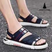 Waterproof Leather Sandals For Men - MODAVESTRE