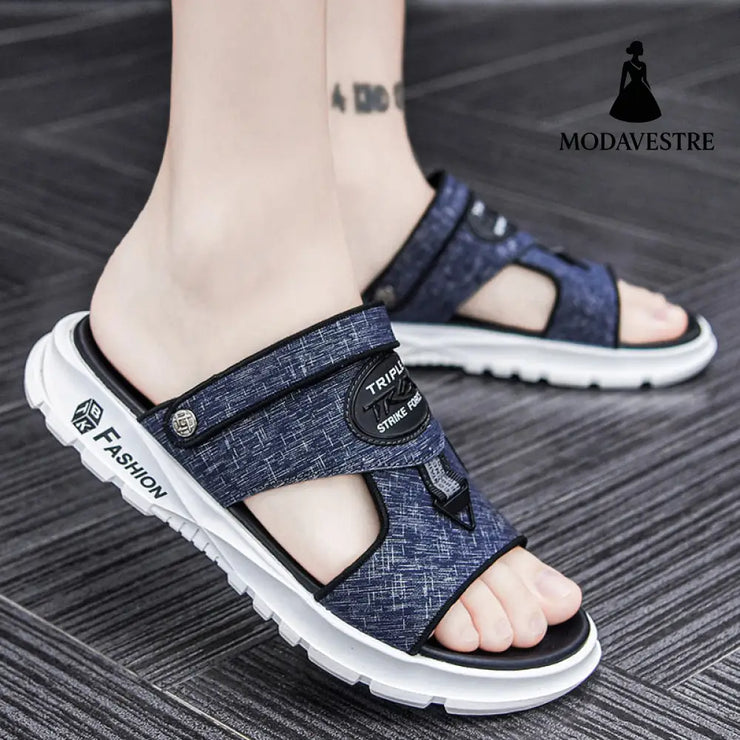 Waterproof Leather Sandals For Men - MODAVESTRE