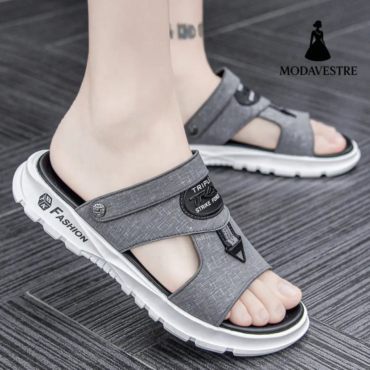 Waterproof Leather Sandals For Men - MODAVESTRE