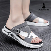 Waterproof Leather Sandals For Men - MODAVESTRE