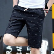 Wholesale Summer Shorts for men shorts for men shorts for men cotton for men pants for men Black / 4XL