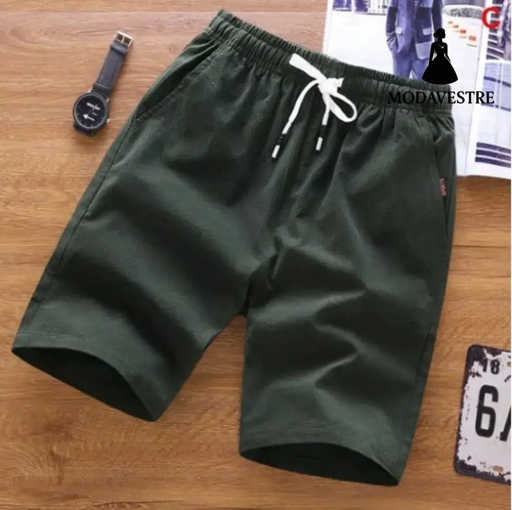 Wholesale Summer Shorts for men shorts for men shorts for men cotton for men pants for men Green / 3XL