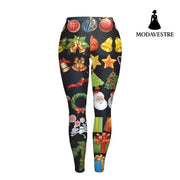 Women Christmas Leggings - MODAVESTRE