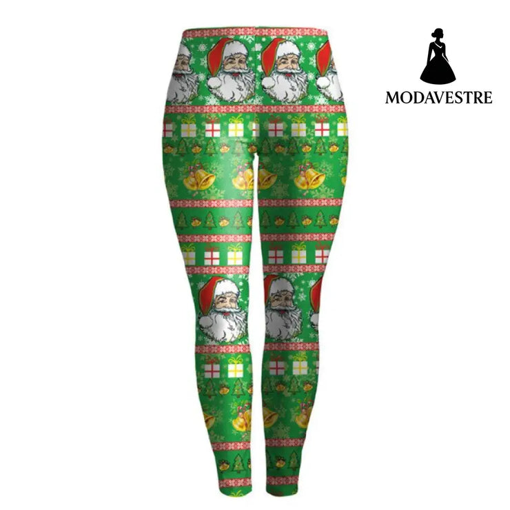 Women Christmas Leggings - MODAVESTRE
