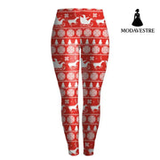 Women Christmas Leggings - MODAVESTRE