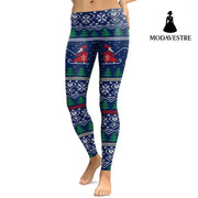 Women Deer 3D Printed Leggings - MODAVESTRE