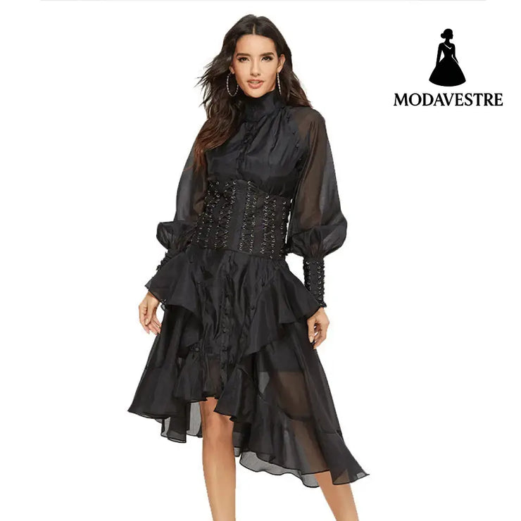 Women Flower Printed Party Dresses