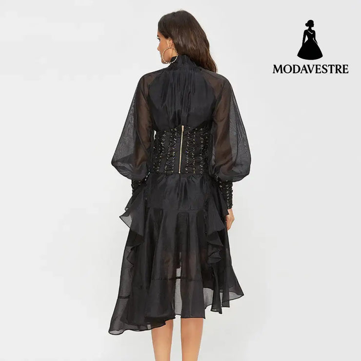 Women Flower Printed Party Dresses