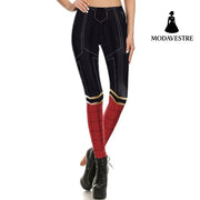 Women Leggings Digital Print Pants - MODAVESTRE