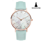 Women Stainless Steel Watch Belt Green